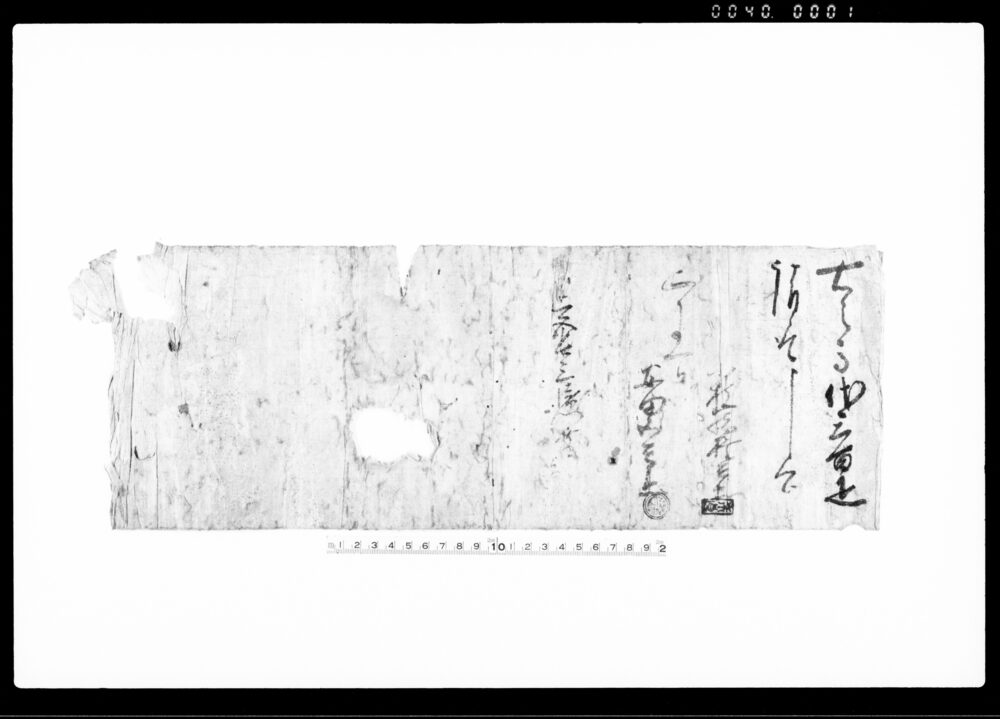 作品画像：進上（御太刀一腰、御馬一疋）