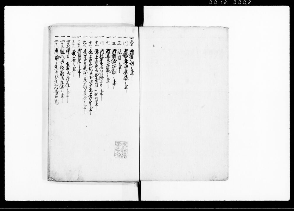 作品画像:備藩御覚書