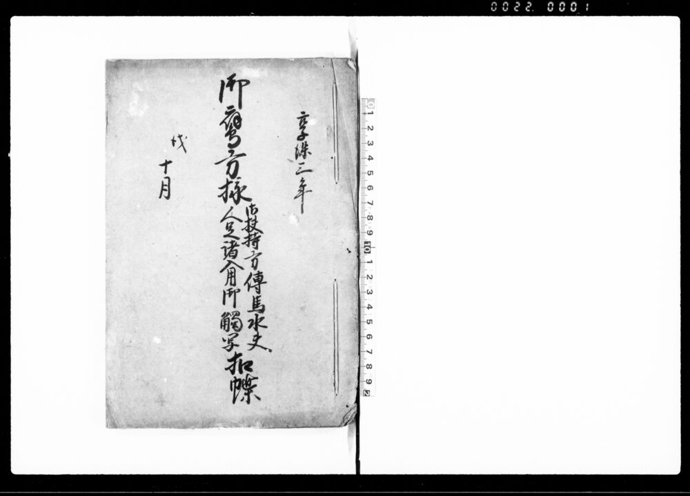 作品画像：御鷹方様　御扶持方伝馬水夫人足諸入用御触写控帳