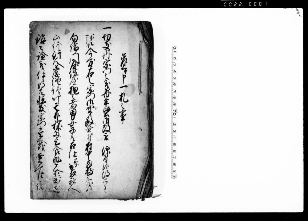 作品画像：差上申一札之事（切支丹宗門之義詮議書上につき）
