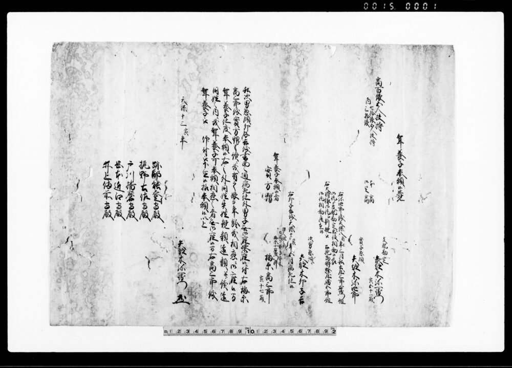 作品画像：聟養子奉願候覚（次男病死ニ付、実方甥聟養子ニ奉願候）