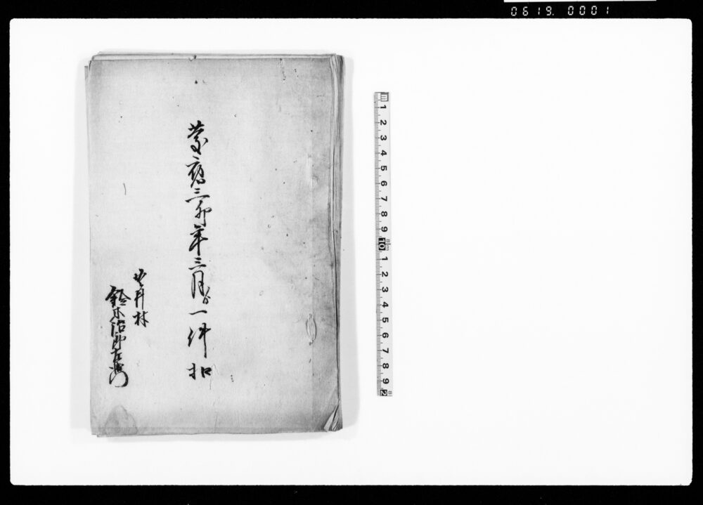 作品画像：慶応三卯年三月より一件　控
