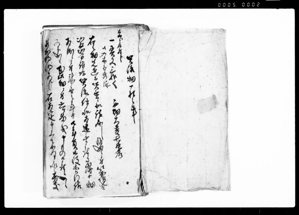 作品画像：田畑質流証文扣
