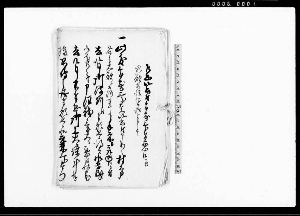 作品画像：乍恐以書付年寄三郎左衛門悪口并私欲不法仕候儀奉申上候