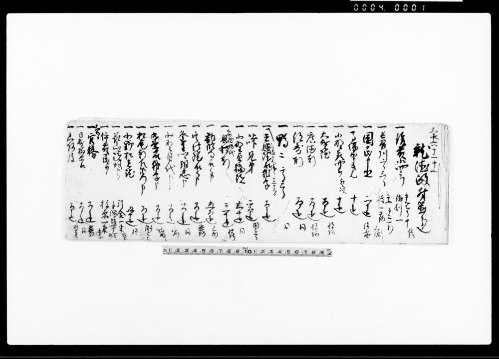 作品画像：就徳政付置分也