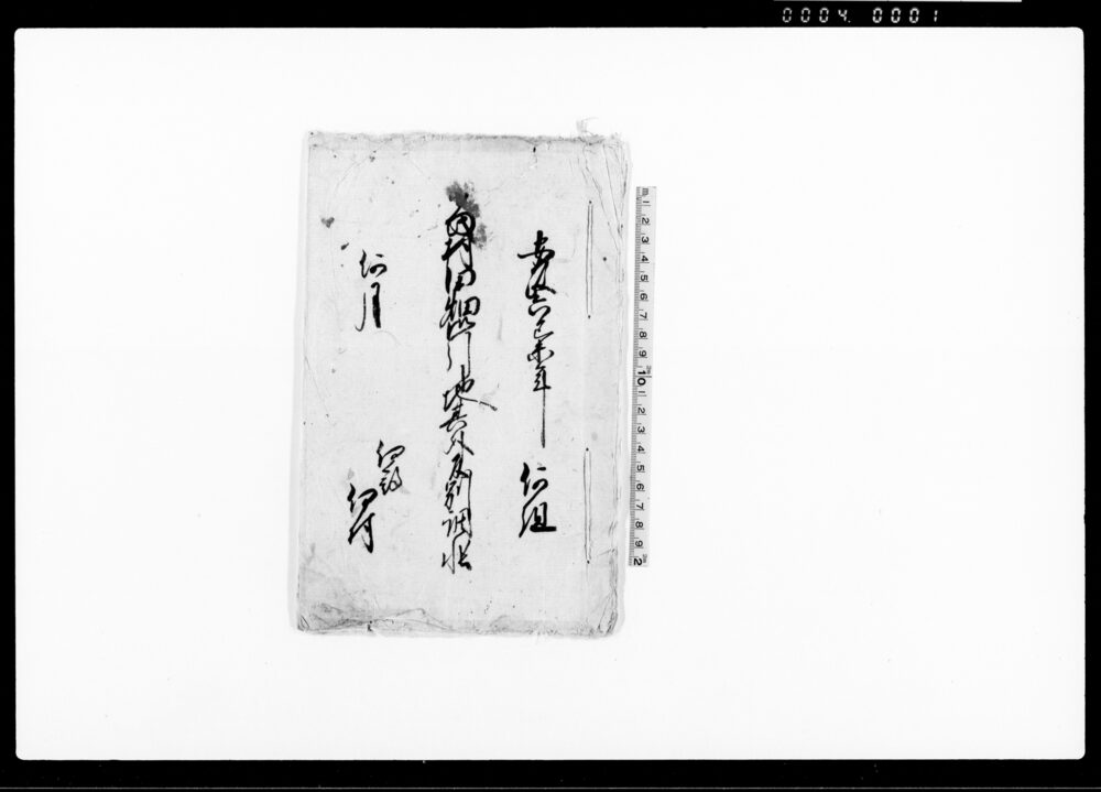 作品画像：当村田畑御引地其外反別調帳（雛形）