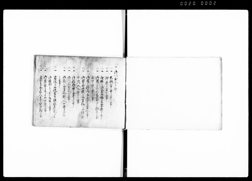 作品画像：御門出入之部其他（御門出入・御門取斗・出火之節取扱・他）