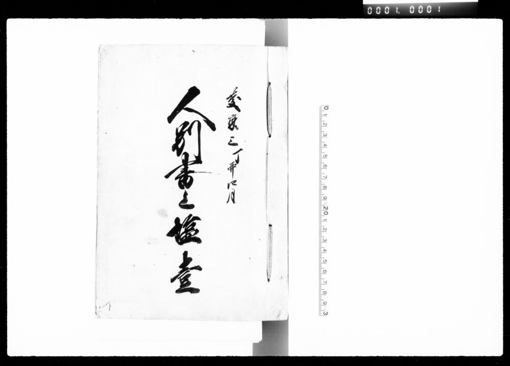 作品画像：人別書上