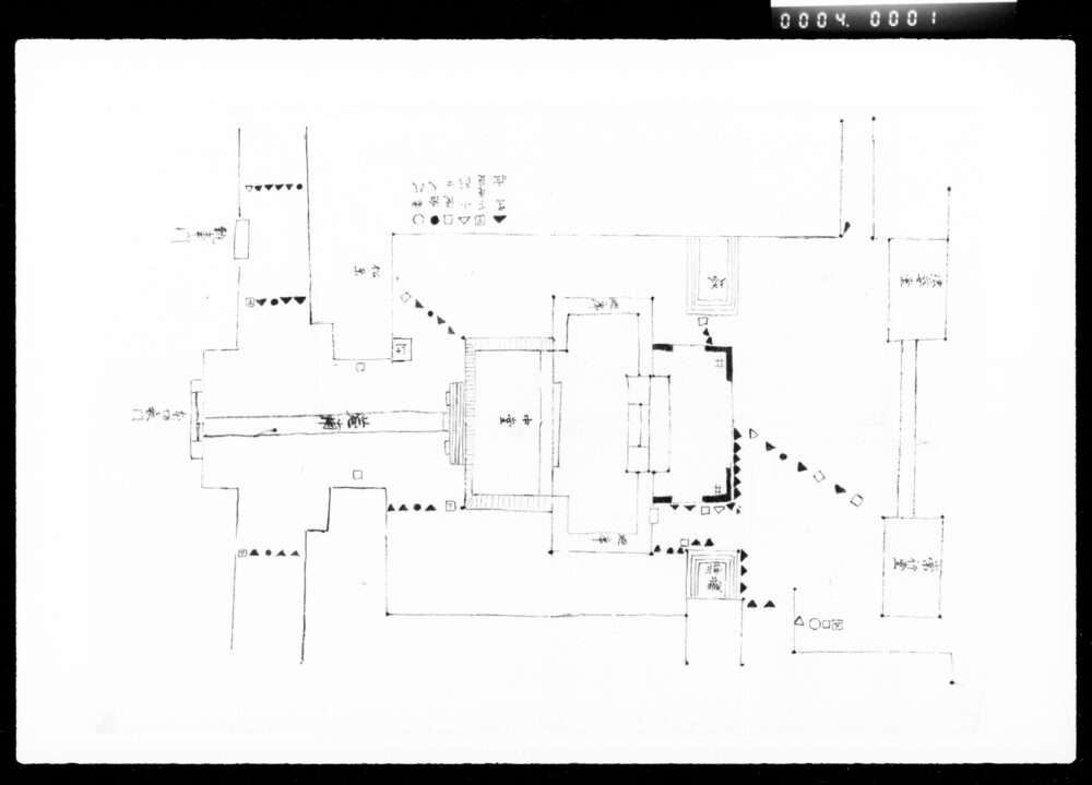 作品画像：[吉田公上野御勤番御固人数絵図]
