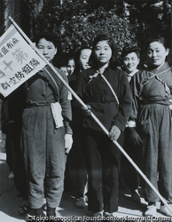 作品画像：隣組、組員集合