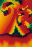 作品画像：Rainbow Volcano［『Rainbow Landscape』より］