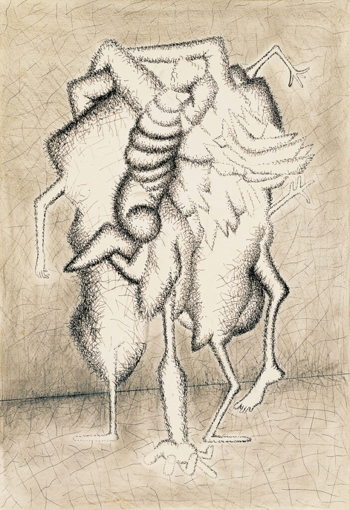 作品画像：［不自由人エスキース］