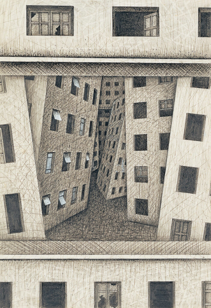 作品画像：［戒厳状態シリーズ　不安な都市 V］