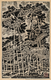 作品画像：唐崎［『近江八景』より］
