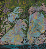 作品画像:大歩危岩壁