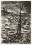 作品画像：暗い絵［『COMPOSITION DE LA NUIT』より］