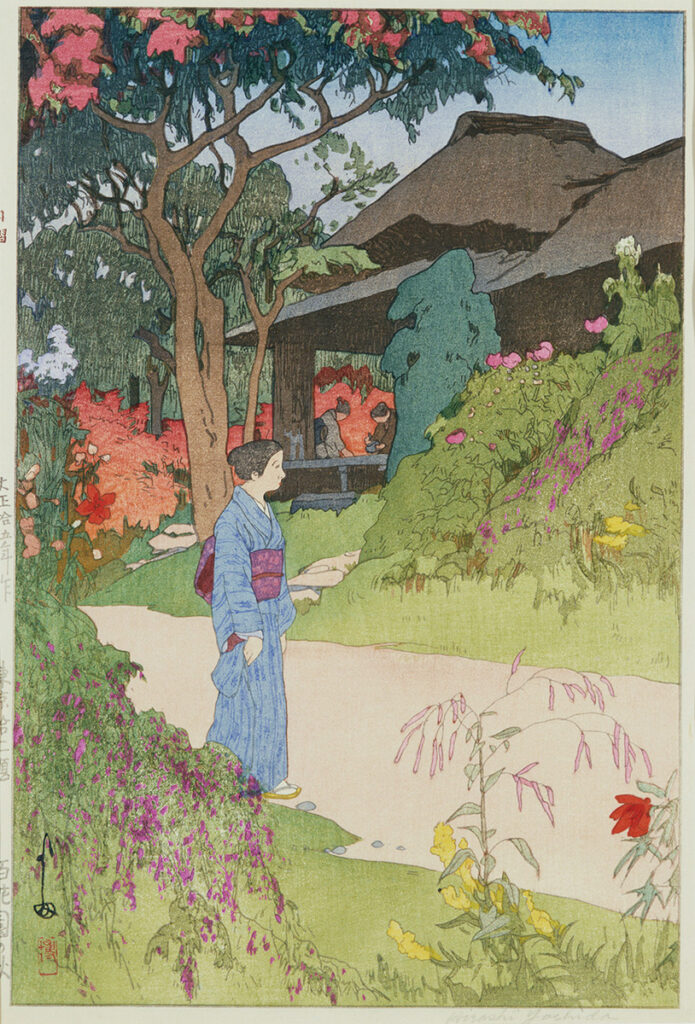 作品画像：百花園の秋［『東京拾二題』より］