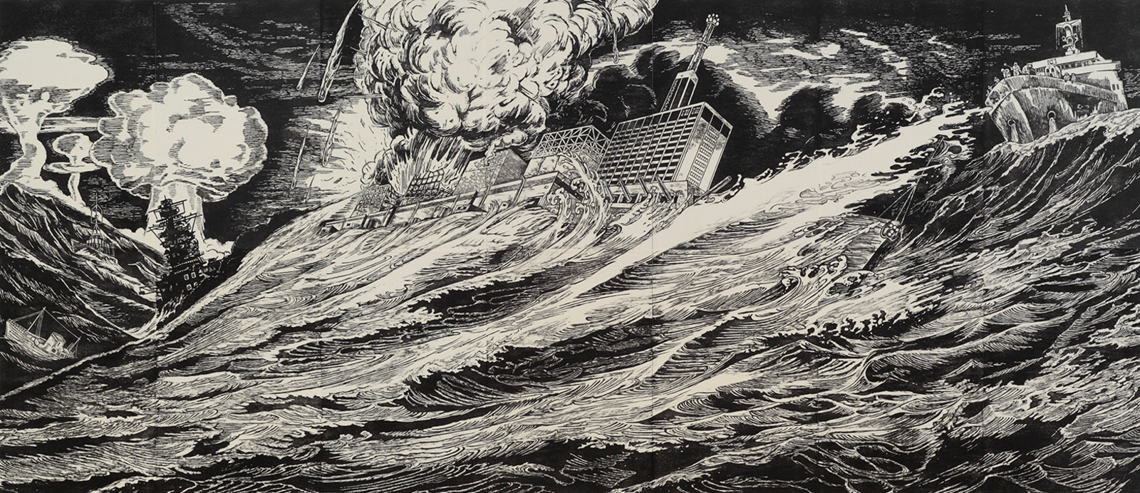 噫！怒涛の閉塞艦 | ToMuCo - Tokyo Museum Collection