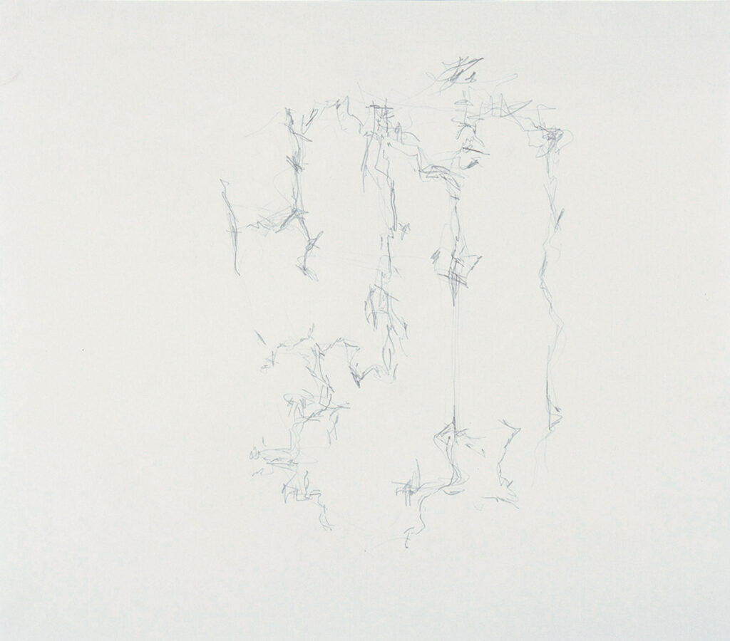 作品画像：《柔かに、還元 Ⅰ》のための作業譜断片（B-2）