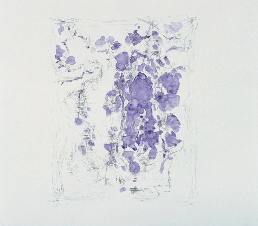 作品画像：《柔かに、還元 Ⅰ》のための作業譜断片（B-5）