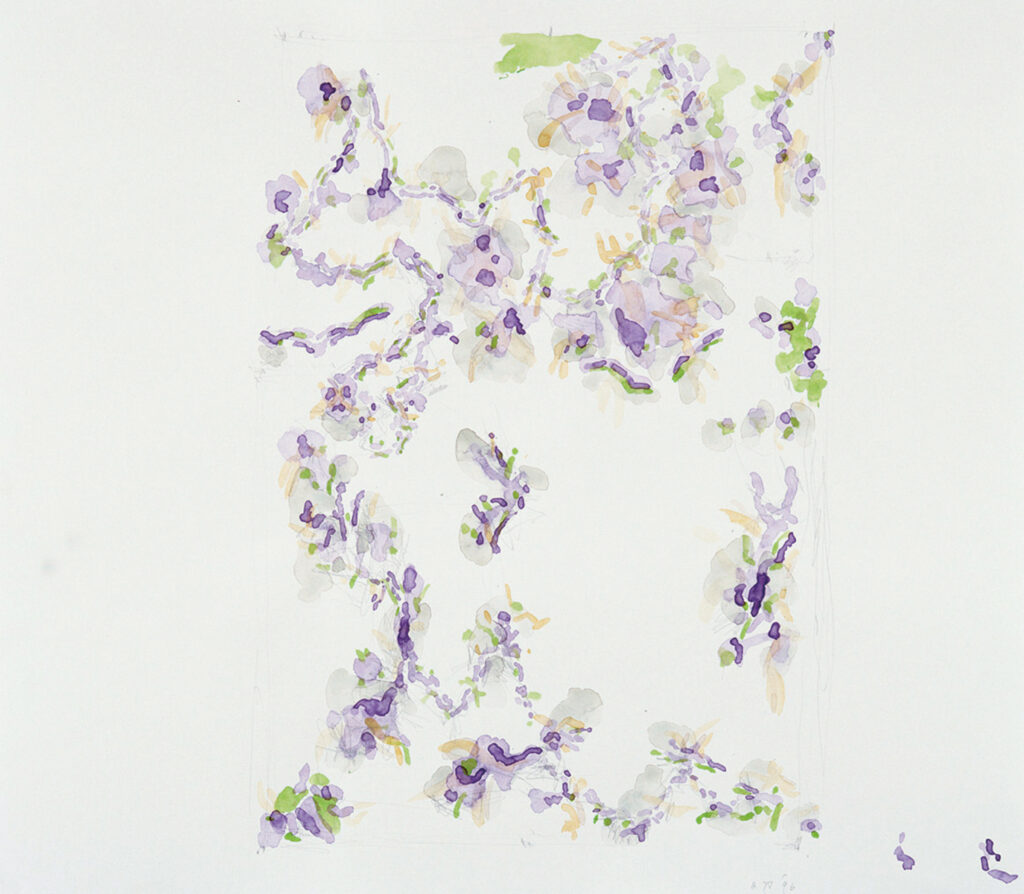 作品画像：《柔かに、還元 Ⅰ》のための作業譜断片（B-12）