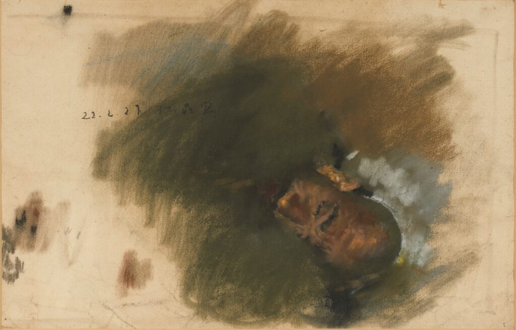 作品画像：地下道の眠り