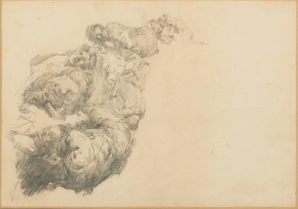 作品画像：地下道の眠り