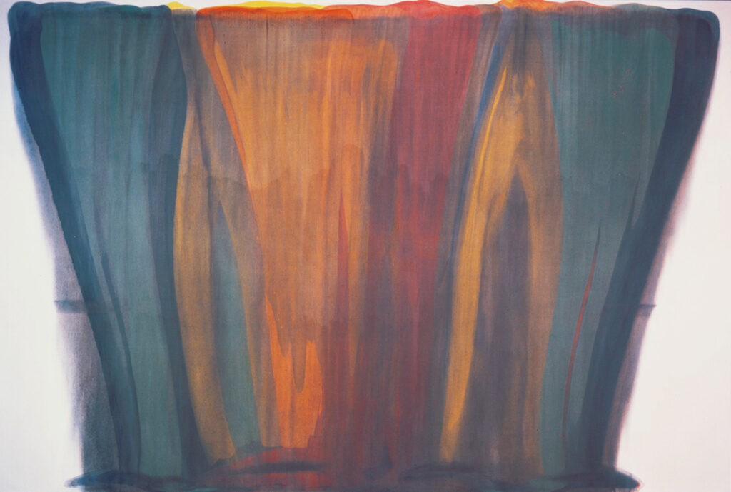 作品画像：金色と緑色