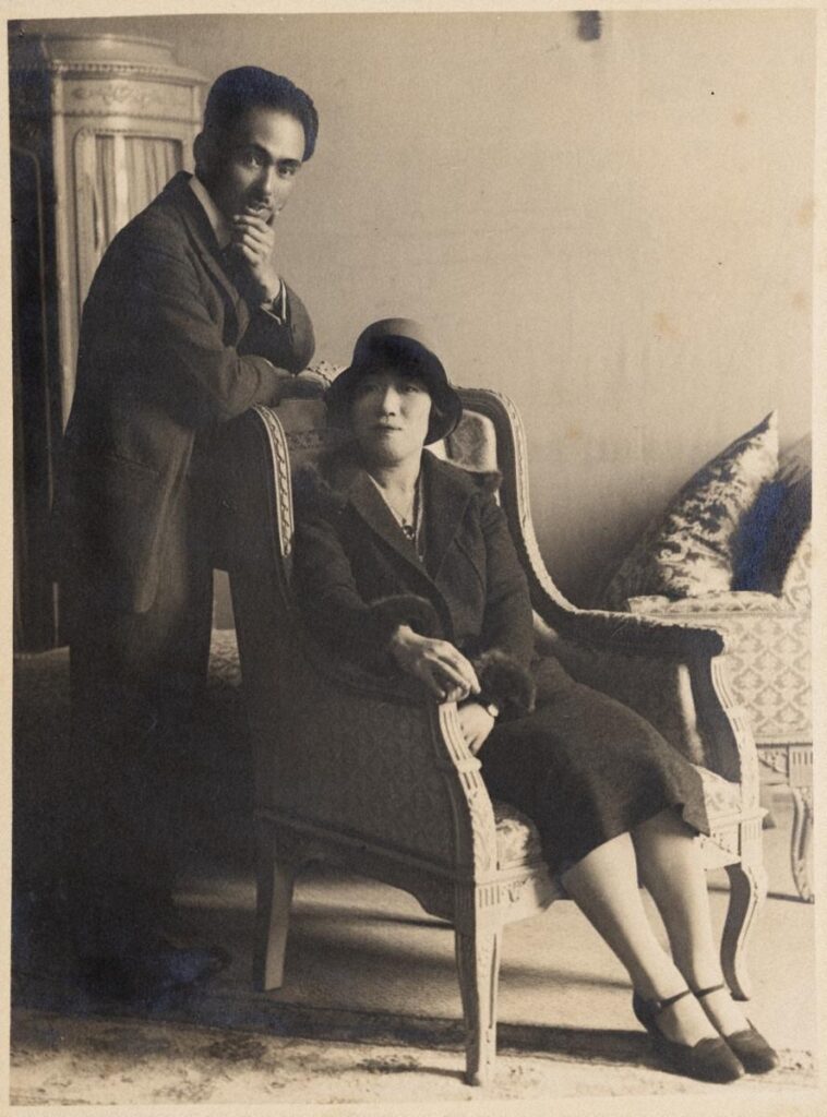 作品画像：朝香宮鳩彦王、朝香宮鳩彦王妃允子肖像