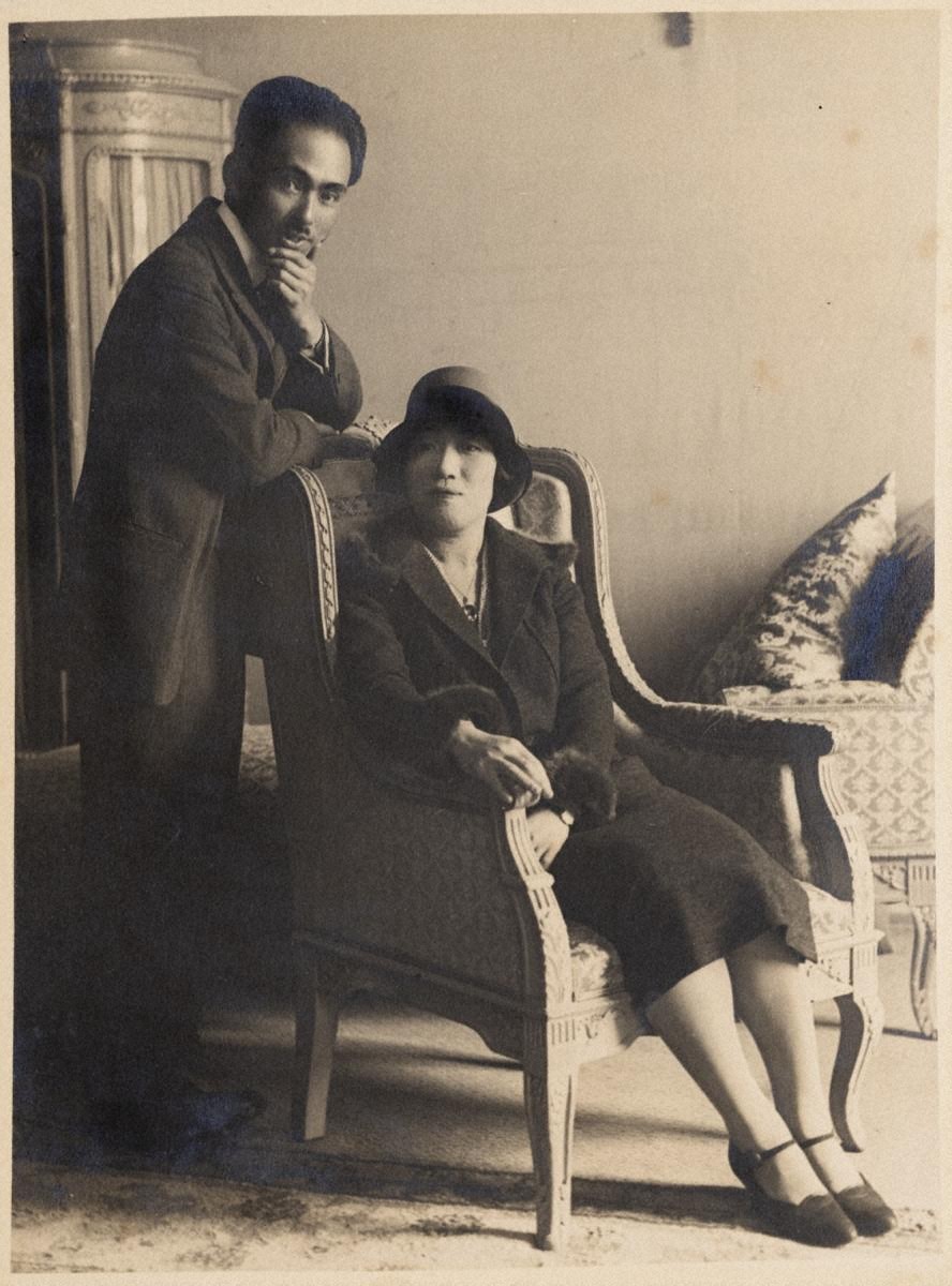 朝香宮鳩彦王、朝香宮鳩彦王妃允子肖像 | ToMuCo - Tokyo Museum