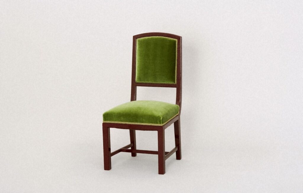 作品画像：小椅子、長椅子、安楽椅子（喫煙室）