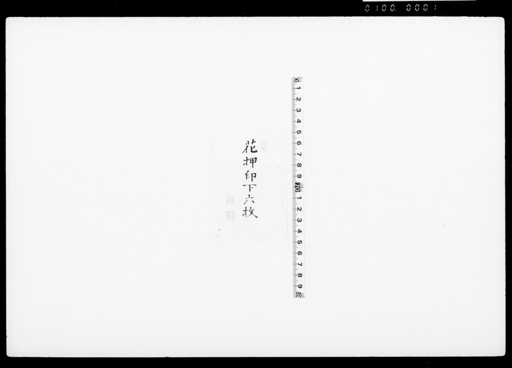 作品画像：[花押印下]