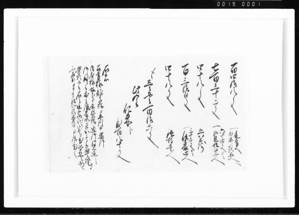 作品画像：(公方様還行、内府様御見通士ニ付) 江戸幕府御徒組相原家文書