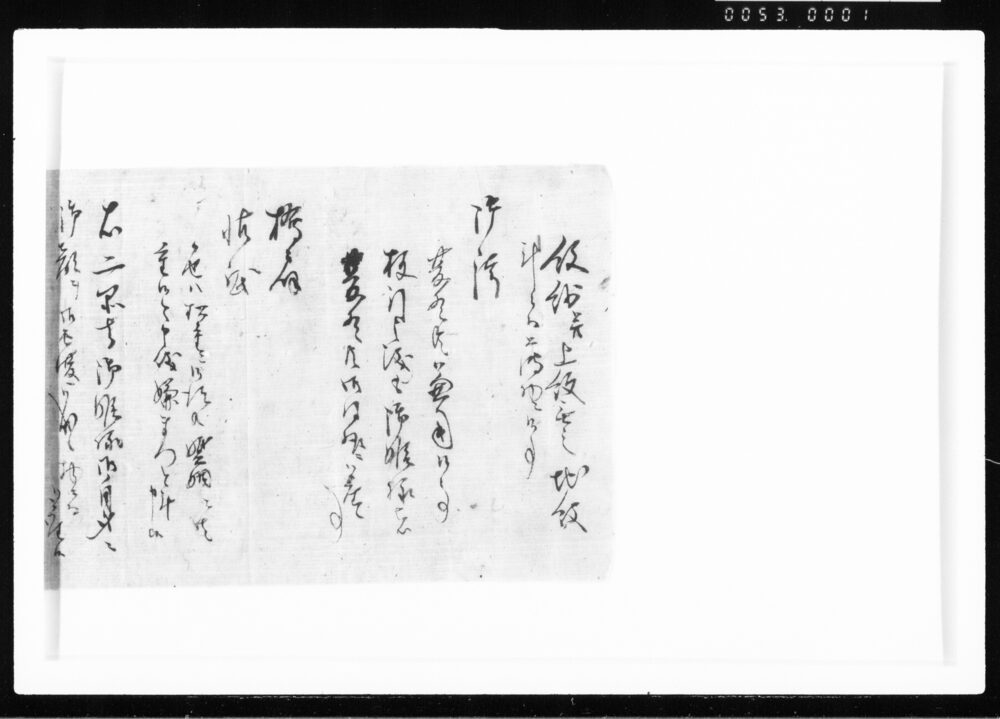 作品画像：(御盛礼拝賀等之大礼ニ着用之着物ニ付) 江戸幕府御徒組相原家文書