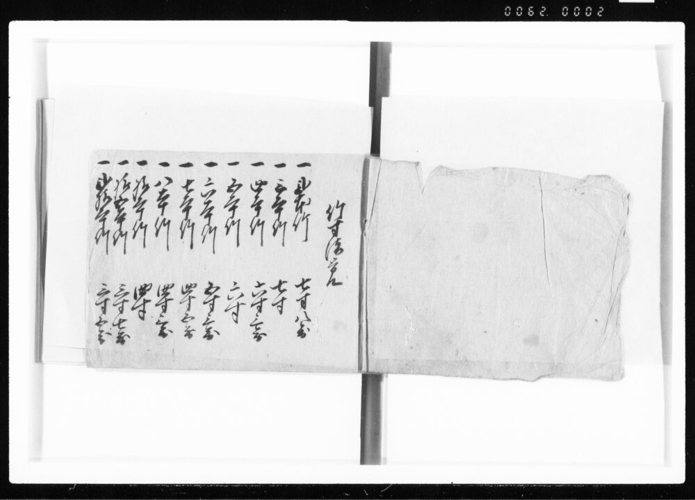 作品画像：山林方 大坂 江戸幕府御徒組相原家文書