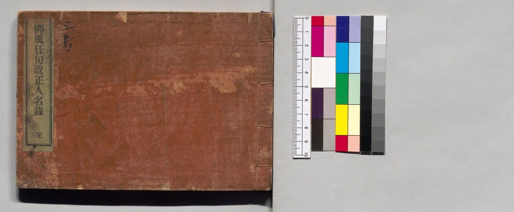 作品画像：柳風狂句改正人名録