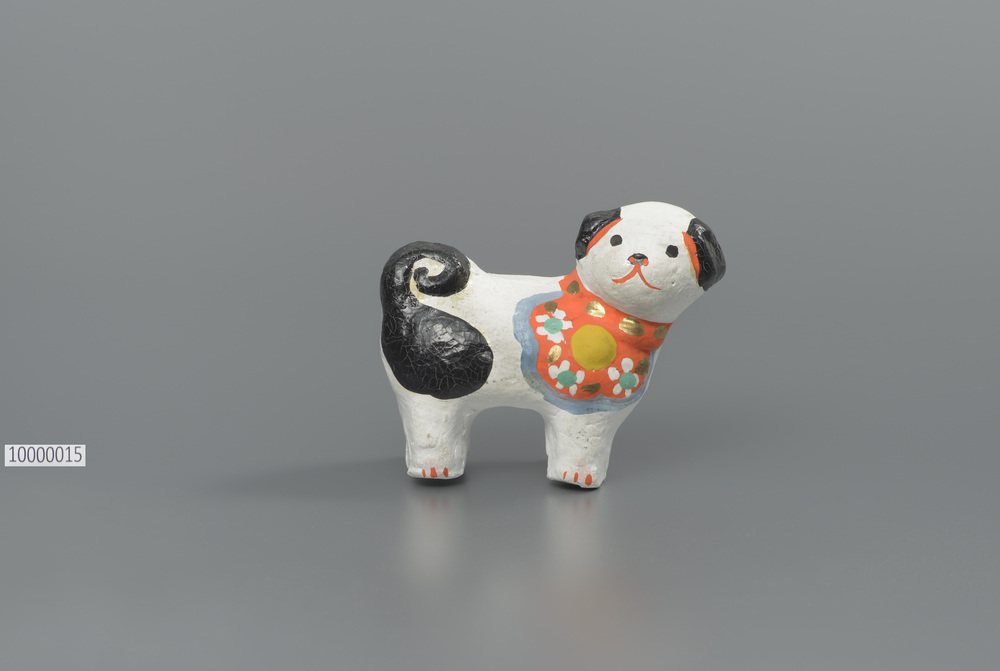 作品画像：土人形　秋田犬