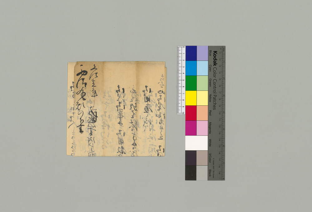 作品画像：乍恐以書附奉願上候(西御丸様御用御本丸様御同様ニ私江被為仰付被下置候様願上につき下書)