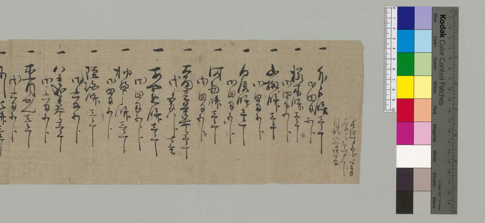 作品画像：[菓子代金書上]