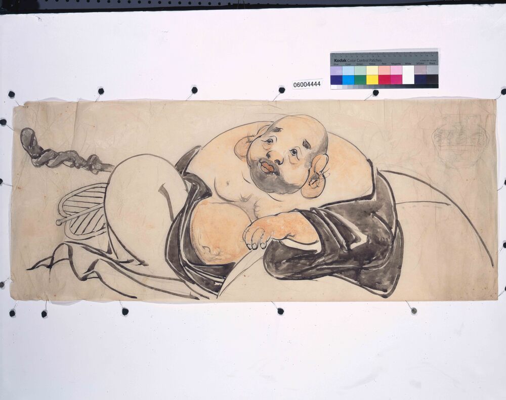 作品画像：下絵 布袋