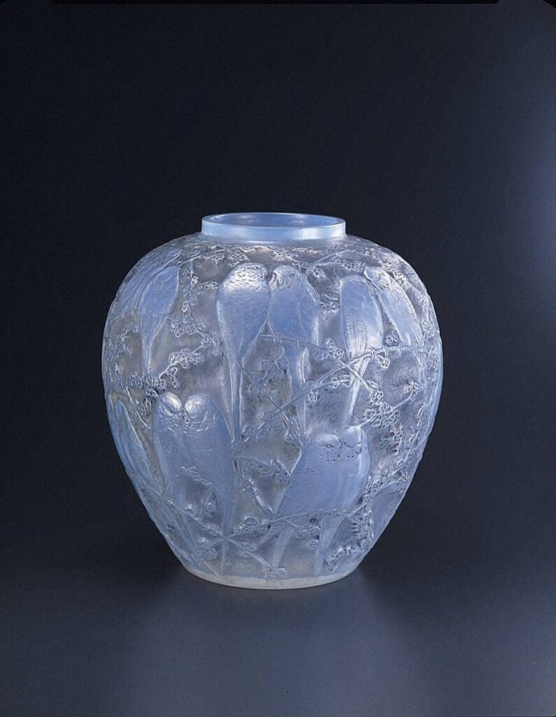 作品画像：花瓶《インコ》