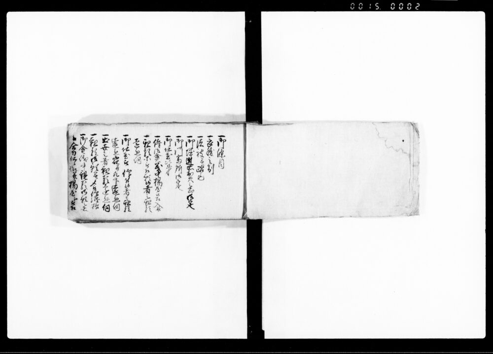 作品画像：御條目御定