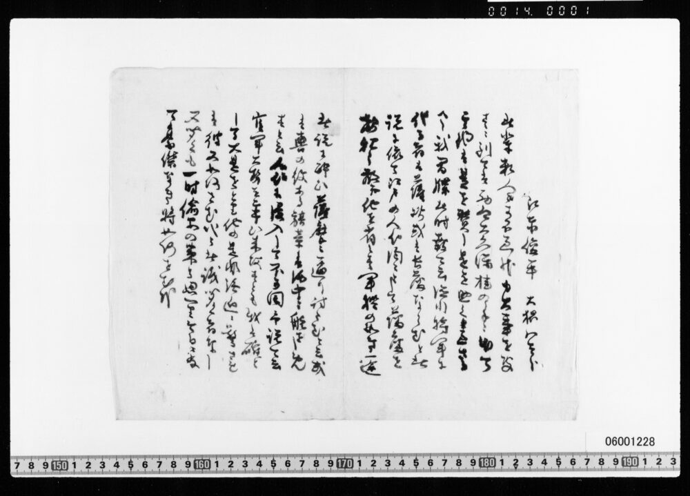 作品画像：[原稿草稿](江藤新平・大隈重信評)