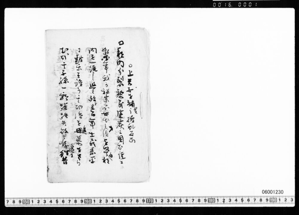 作品画像：[原稿草稿](代々将軍諸霊の追賛を乞う)