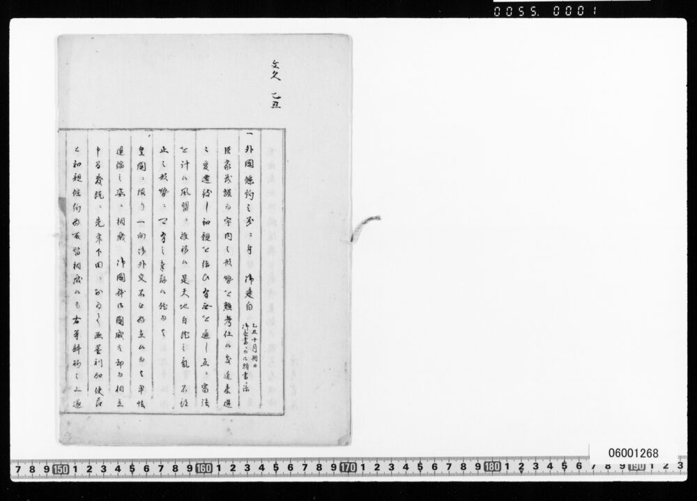 作品画像：慶応元年十月家茂建白書