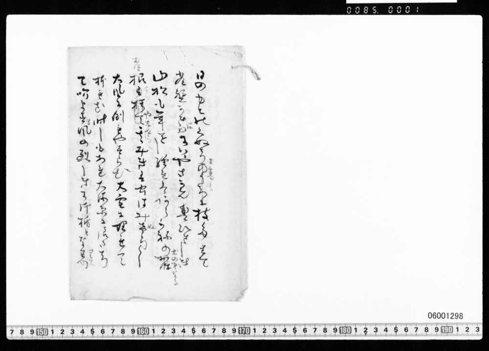 作品画像：長歌案文(日のもとの)