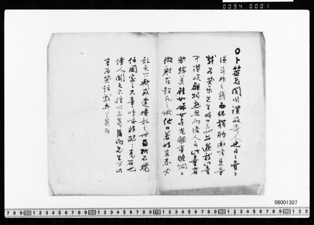 作品画像：随想案文(関川讃岐に関する人物評)