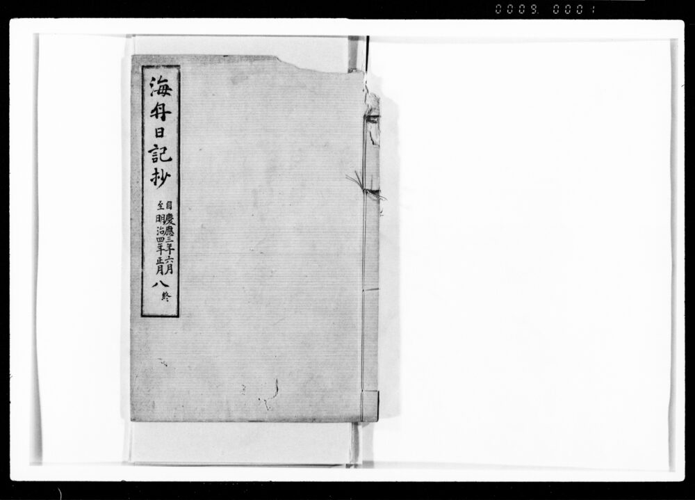 作品画像：海舟日記抄 八