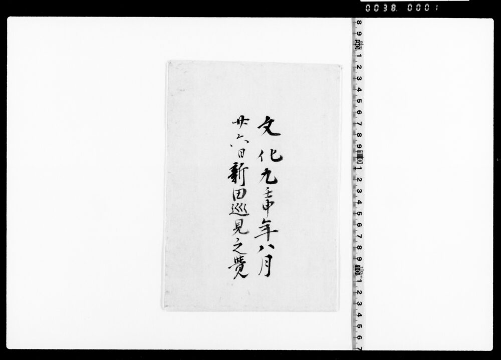 作品画像：新田巡見之覚