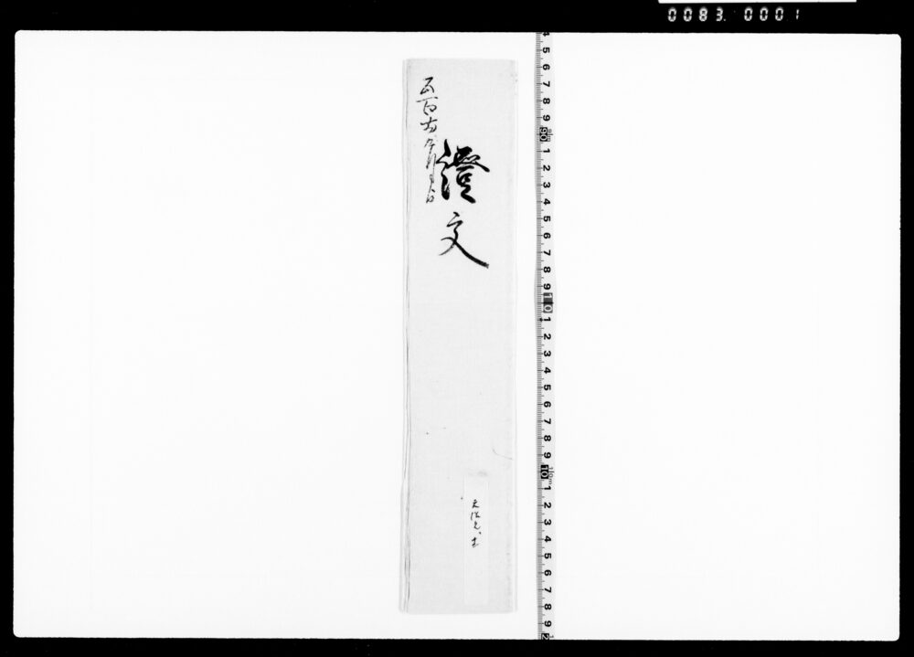 作品画像：借用申金子之事(越前守勝手向要用につき金五百両借用)
